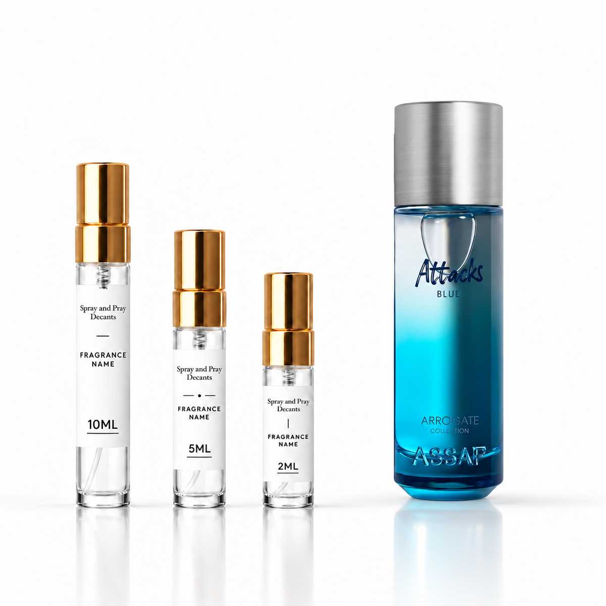 Attacks Blue by Assaf Sample (Decants)