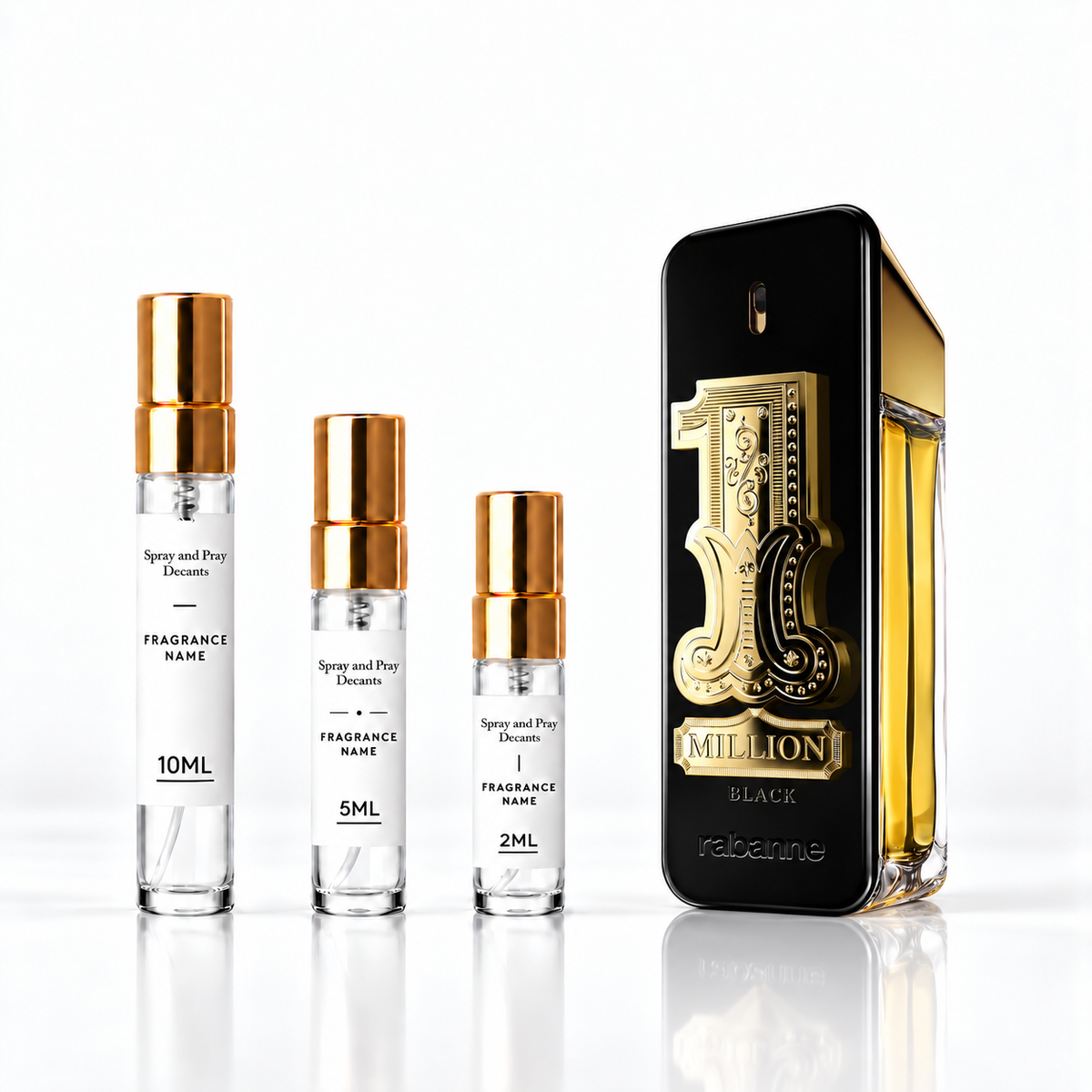 Rabanne 1 Million Black EDP Sample (Decant)